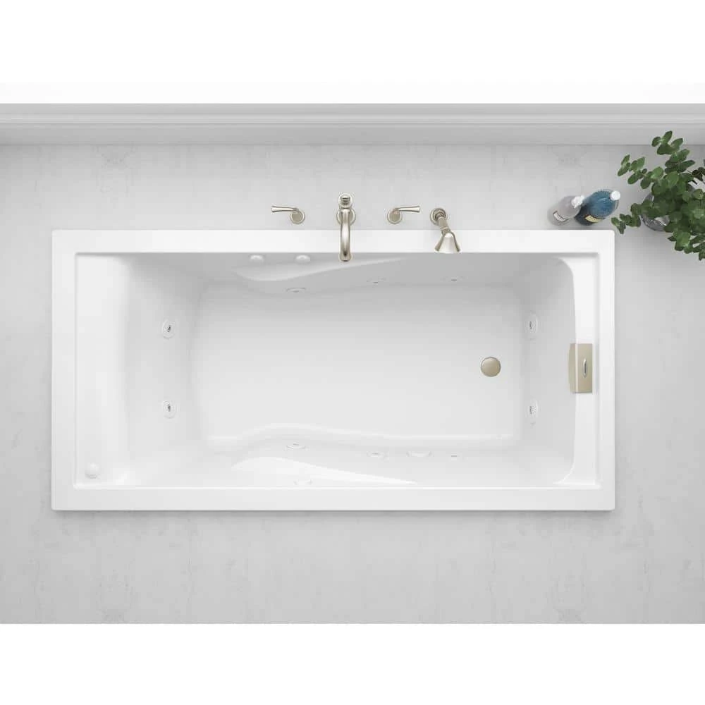 American Standard Evolution EverClean 72 In. X 36 In. Whirlpool Tub In White 1 American Standard Evolution EverClean 72 In. X 36 In. Whirlpool Tub In White
