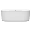 American Standard Studio S 68 In. X 34 In. Soaking Bathtub With Center Hand Drain In White