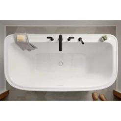 American Standard Aspirations 68 In. X 34 In. Freestanding Soaking Bathtub In White 8 American Standard Aspirations 68 In. X 34 In. Freestanding Soaking Bathtub In White -The Home Depot white american standard freestanding tubs 2677004 020 1f 1000