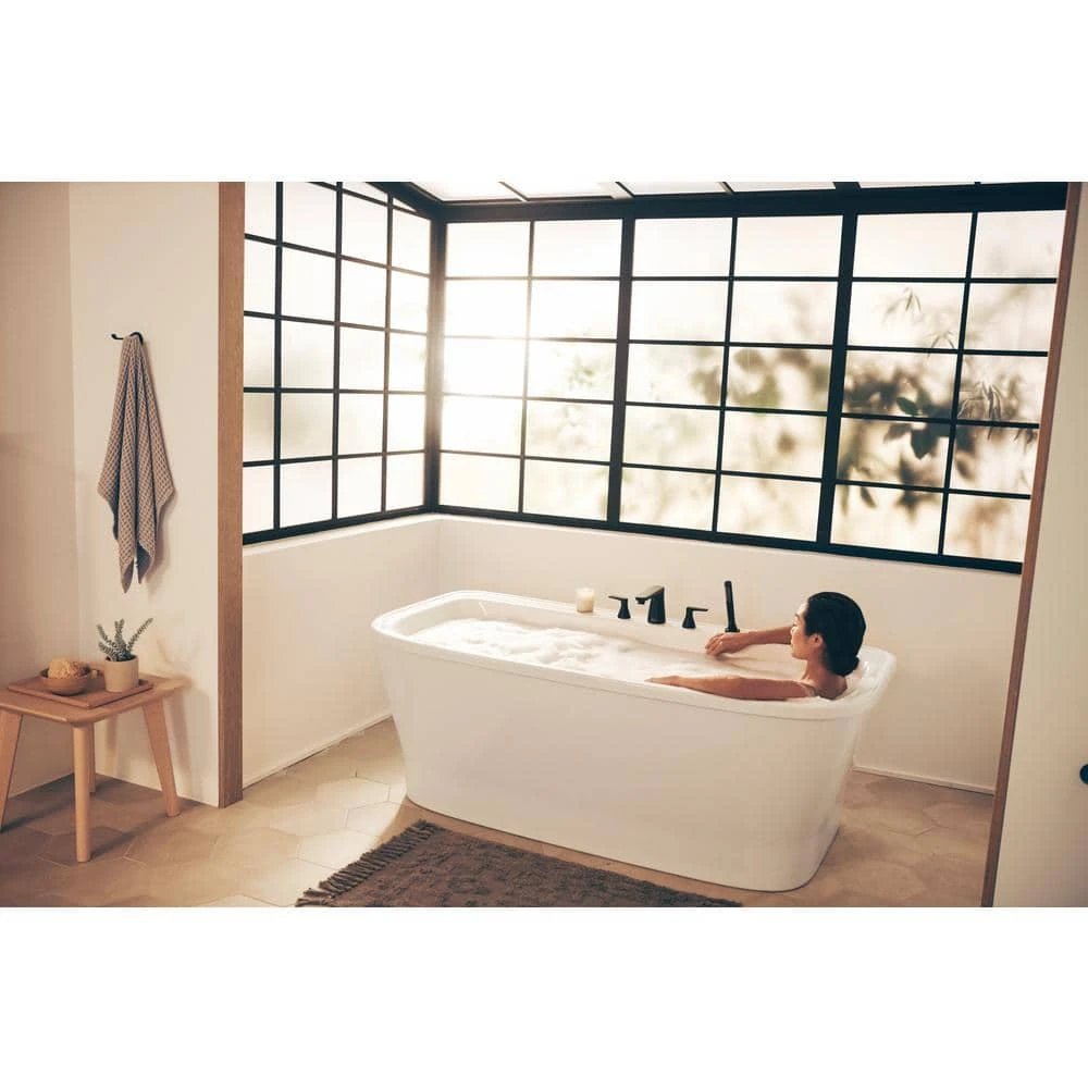 American Standard Aspirations 68 In. X 34 In. Freestanding Soaking Bathtub In White 2 American Standard Aspirations 68 In. X 34 In. Freestanding Soaking Bathtub In White - Image 2