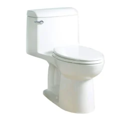 American Standard Champion Four 1-Piece 1.6 GPF Single Flush Elongated Toilet In White, Seat Included