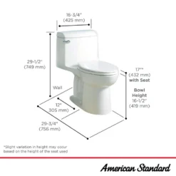 American Standard Champion 4 Tall Height 1-Piece 1.6 GPF Single Flush Elongated Toilet In White, Seat Included -The Home Depot white american standard one piece toilets 2034314 020 a0 1000