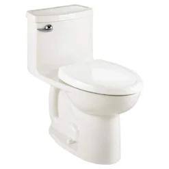 American Standard Compact Cadet 3-FloWise Tall Height 1-Piece 1.28 GPF Single Flush Elongated Toilet In White, Seat Included