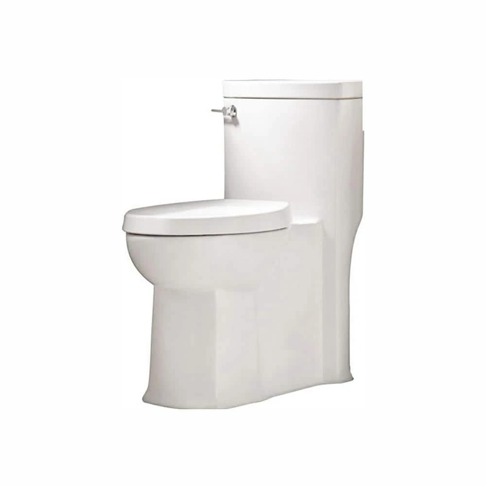 American Standard Boulevard 1-Piece 1.28/1.6 GPF Single Flush Elongated Toilet In White 3 American Standard Boulevard 1-Piece 1.28/1.6 GPF Single Flush Elongated Toilet In White - Image 3