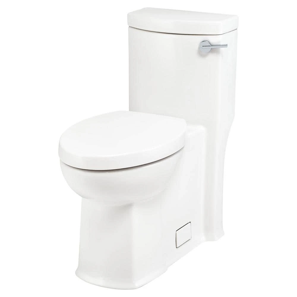 American Standard Boulevard 1-Piece 1.28/1.6 GPF Single Flush Elongated Toilet In White 4 American Standard Boulevard 1-Piece 1.28/1.6 GPF Single Flush Elongated Toilet In White - Image 4