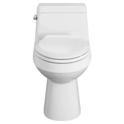 American Standard Colony 1-Piece 1.28 GPF Single Flush Elongated Toilet In White Seat Included -The Home Depot white american standard one piece toilets 2961a104sc 020 4f 1000