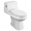 American Standard Colony 1-Piece 1.28 GPF Single Flush Elongated Toilet In White Seat Included