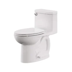 American Standard Compact Cadet 3 1-Piece 1.28 GPF Single Flush Elongated Chair Height Toilet In White -The Home Depot white american standard one piece toilets 612aa001 020 a0 1000