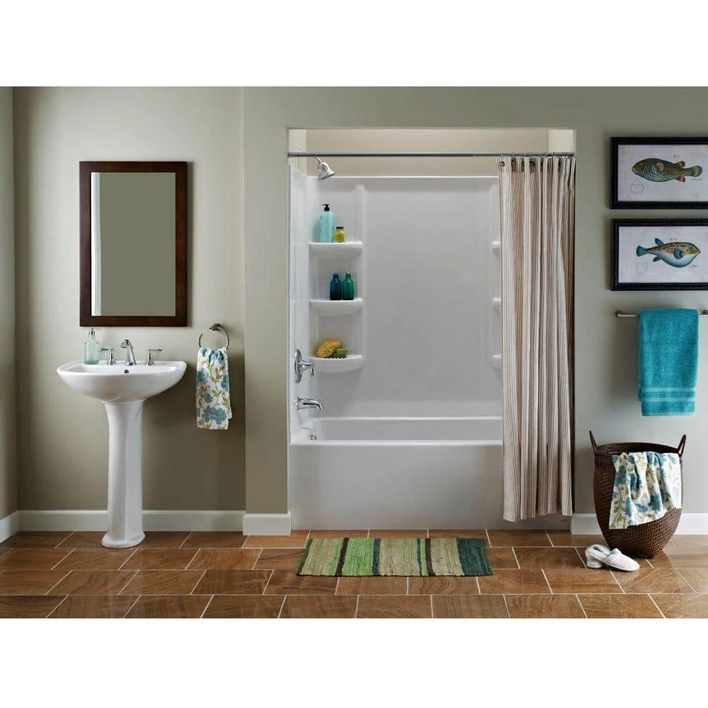 American Standard Cadet 6 In. Pedestal Sink Basin With 8 In. Faucet Centers In White 2 American Standard Cadet 6 In. Pedestal Sink Basin With 8 In. Faucet Centers In White - Image 2