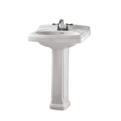 American Standard Portsmouth 9 In. W X 8 In. D Vitreous China Novelty U-Shaped Pedestal Bathroom Sink Leg In White -The Home Depot white american standard pedestal sinks 734906 401 020 4f 1000