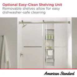 American Standard Aspirations 14 In. W X 6 In. H X 4 In. D Shower Niche 5-Piece Accessories Kit In White -The Home Depot white american standard shower niches 7194000 020 4f 1000