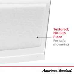 American Standard Aspirations 60 In. L X 32 In. W Single Threshold Alcove Shower Pan Base With Left Drain In White 11 American Standard Aspirations 60 In. L X 32 In. W Single Threshold Alcove Shower Pan Base With Left Drain In White -The Home Depot white american standard shower pans a8020t lho 020 1f 1000