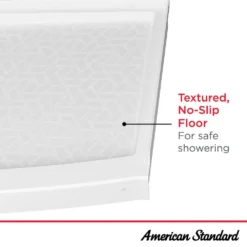 American Standard Aspirations 60 In. L X 32 In. W Single Threshold Alcove Shower Pan Base With Right Drain In White -The Home Depot white american standard shower pans a8020t rho 020 1f 1000