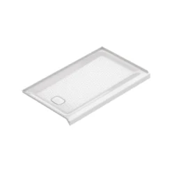 American Standard Aspirations 60 In. L X 36 In. W Single Threshold Alcove Shower Pan Base With Left Drain In White