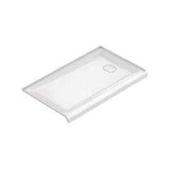 American Standard Aspirations 60 In. L X 36 In. W Single Threshold Alcove Shower Pan Base With Right Drain In White