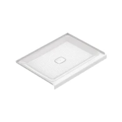 American Standard Aspirations 48 In. L X 36 In. W Single Threshold Alcove Shower Pan Base With Center Drain In White