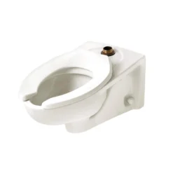 American Standard Afwall FloWise 1.28 GPF Elongated Toilet Bowl Only With Top Spud Flushometer In White -The Home Depot white american standard toilet bowls 2257 101 020 4f 1000