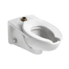 American Standard Afwall FloWise 1.28 GPF Elongated Toilet Bowl Only With Top Spud Flushometer In White
