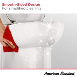 American Standard Aspirations Skirted Chair Height Toilet Bowl Only With Seat In White -The Home Depot white american standard toilet bowls 3419a100 020 c3 1000