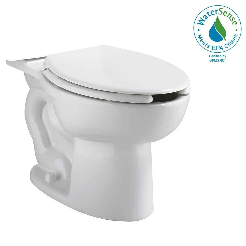 American Standard Cadet EverClean Pressure-Assisted 1.1/1.6 GPF Elongated Toilet Bowl Only In White 8 American Standard Cadet EverClean Pressure-Assisted 1.1/1.6 GPF Elongated Toilet Bowl Only In White - Image 8