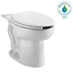 American Standard Cadet EverClean Pressure-Assisted 1.1/1.6 GPF Right Height Elongated Toilet Bowl Only In White -The Home Depot white american standard toilet bowls 3483 001 020 c3 1000