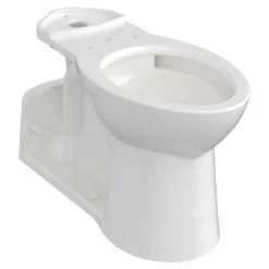 American Standard Yorkville Chair Height Elongated Pressure-Assisted Toilet Bowl Only In White