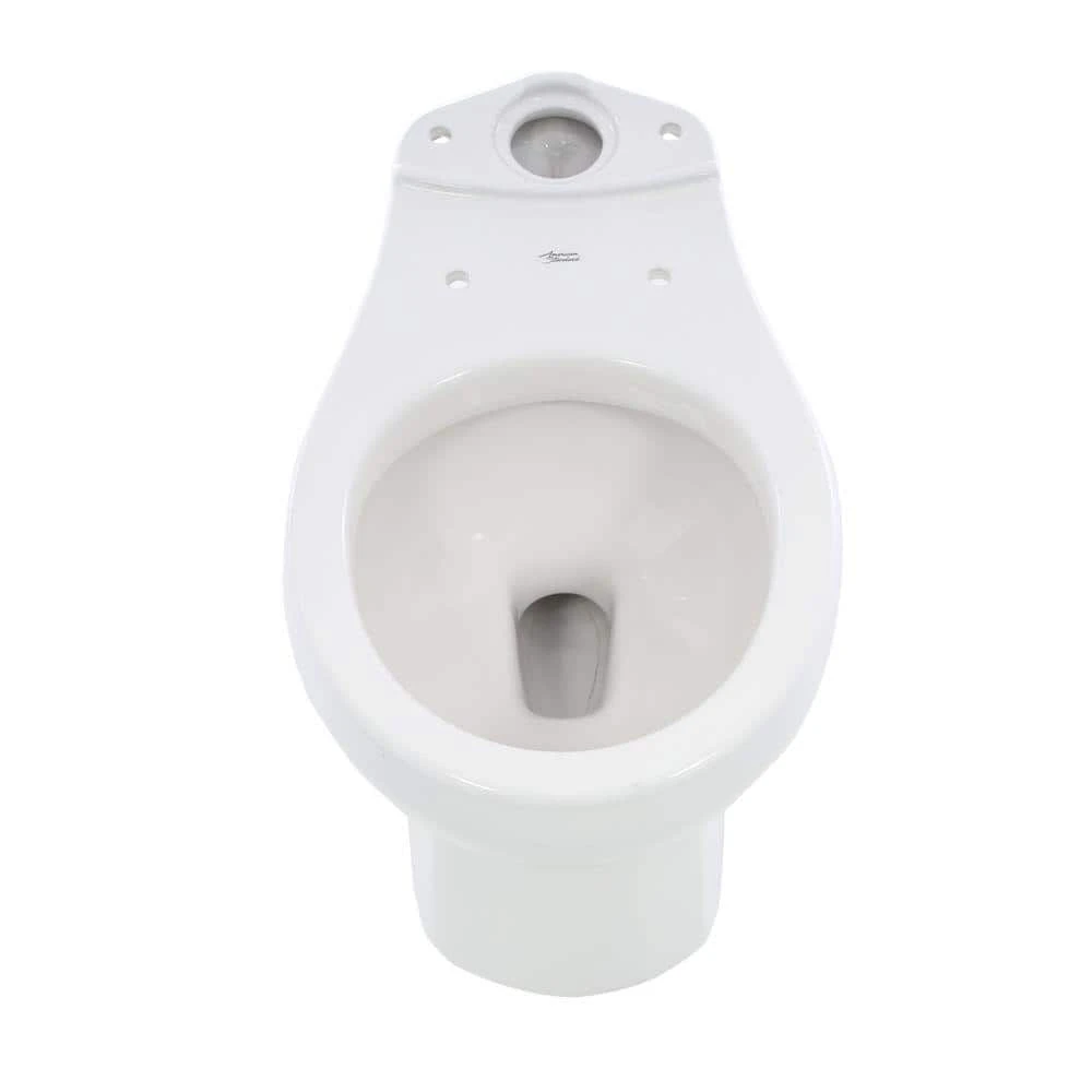 American Standard H2Option Siphonic Dual Flush Round Front Toilet Bowl Only In White 3 American Standard H2Option Siphonic Dual Flush Round Front Toilet Bowl Only In White - Image 3