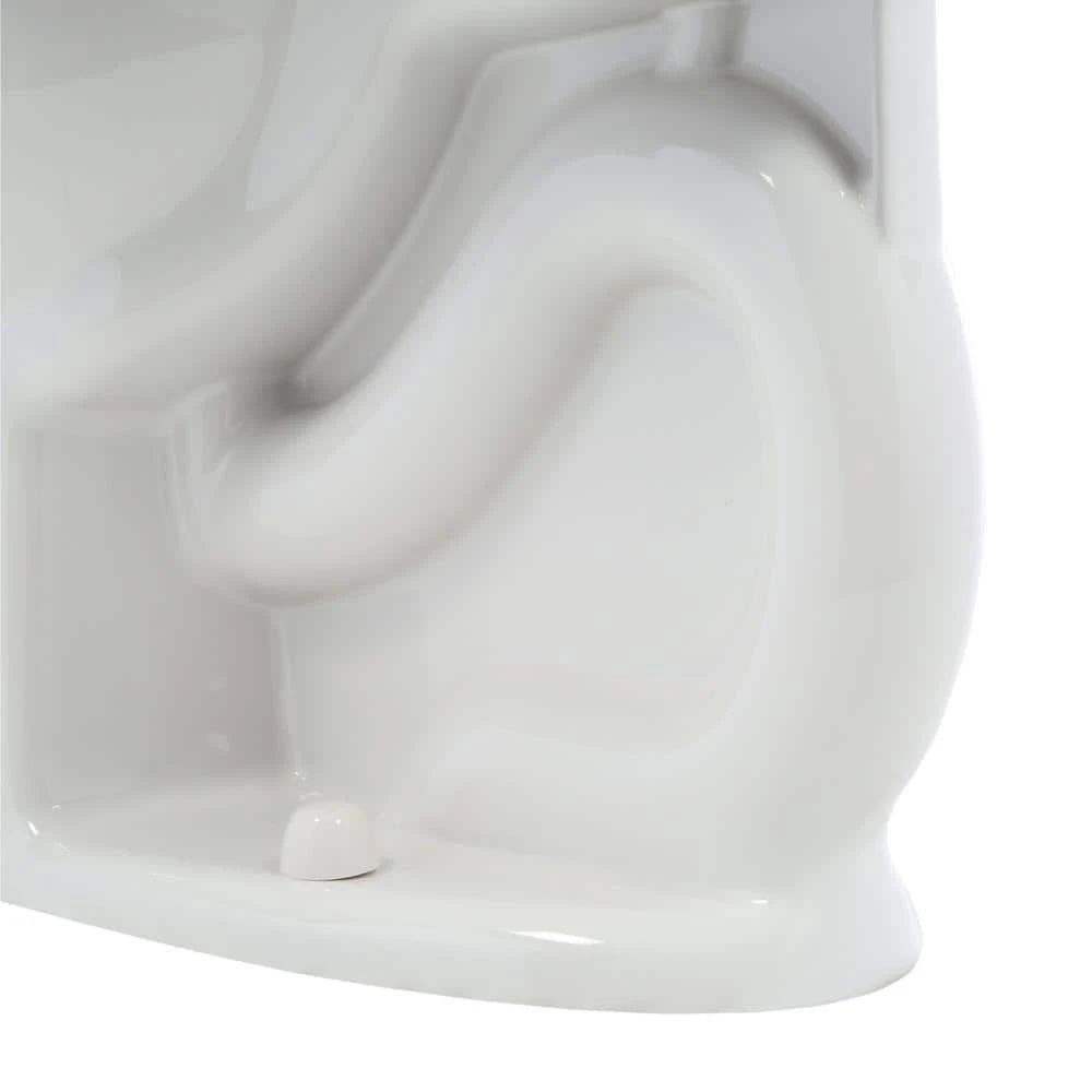 American Standard H2Option Siphonic Dual Flush Round Front Toilet Bowl Only In White 4 American Standard H2Option Siphonic Dual Flush Round Front Toilet Bowl Only In White - Image 4