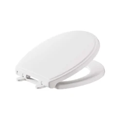 American Standard Traditional Round Slow Close EverClean Toilet Seat In White