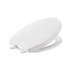 American Standard Luxury Elongated Telescoping Slow Close EverClean Toilet Seat In White