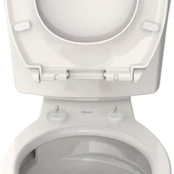 American Standard Contemporary Round Slow Close Toilet Seat With TriVantage In White -The Home Depot white american standard toilet seats 5055b65pt 020 4f 1000