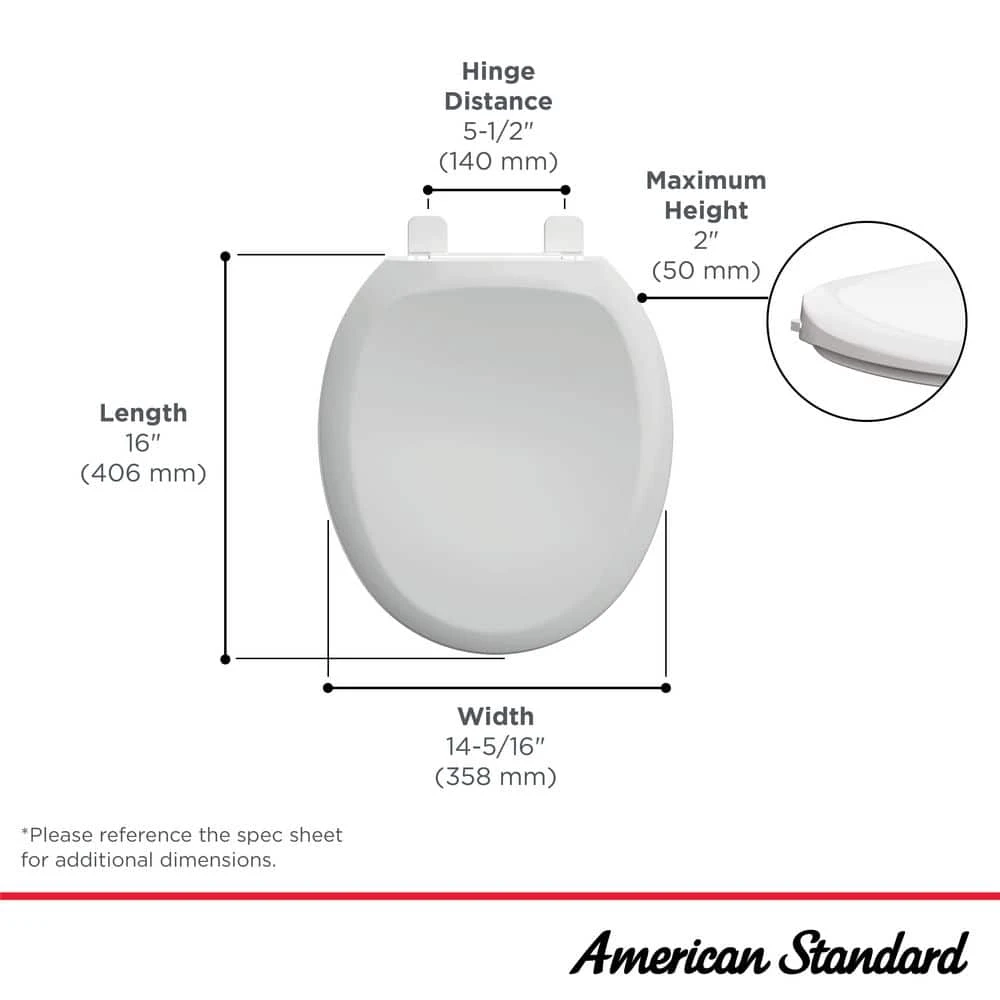 American Standard Champion 4 Round Slow Close Toilet Seat In White 4 American Standard Champion 4 Round Slow Close Toilet Seat In White - Image 4