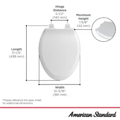 American Standard Elongated Slow Close Toilet Seat In White 12 American Standard Elongated Slow Close Toilet Seat In White -The Home Depot white american standard toilet seats 5503a00b 020 40 1000