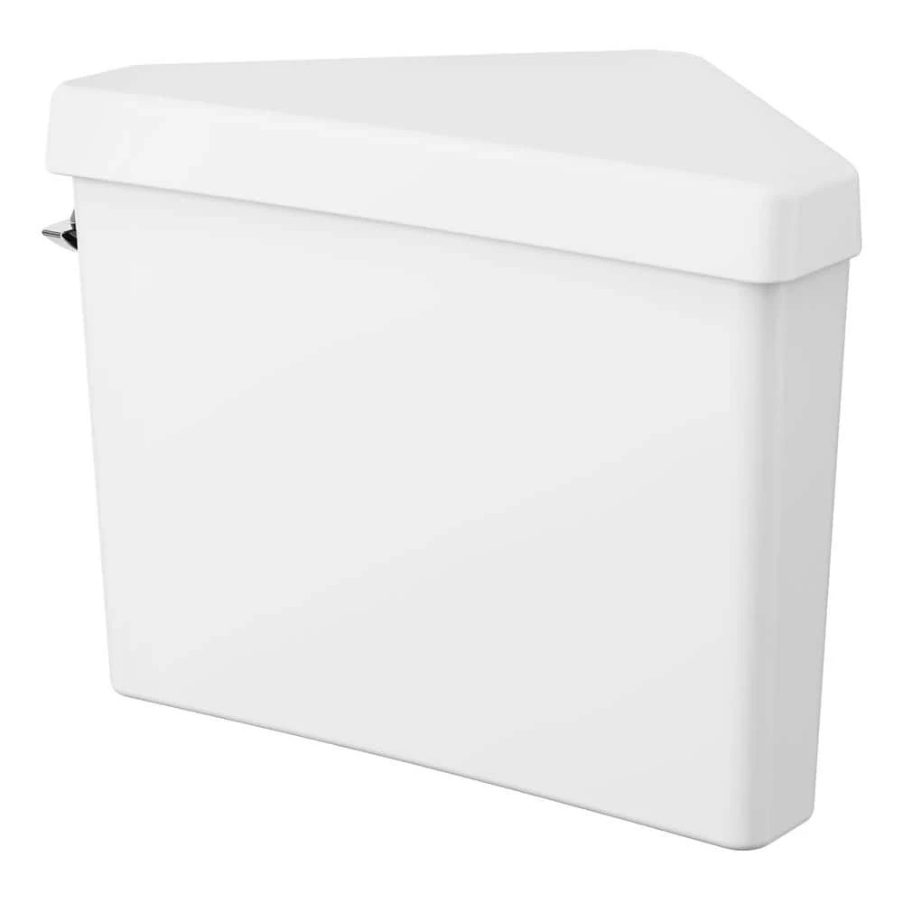American Standard Triangle Cadet Pro 1.28 GPF Single Flush Triangle Toilet Tank Only With Gravity Fed Flushing Technology In White 3 American Standard Triangle Cadet Pro 1.28 GPF Single Flush Triangle Toilet Tank Only With Gravity Fed Flushing Technology In White - Image 3