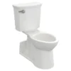 American Standard Yorkville VorMax Floor-Mount 2-Piece 1.28 GPF Single Flush Right Height Elongated Toilet In White, Seat Not Included