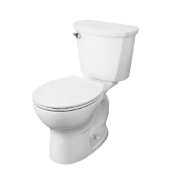 American Standard Cadet PRO 2-Piece 1.28 GPF Single Flush Standard Height Round Toilet With 12 In. Rough-In In White -The Home Depot white american standard two piece toilets 215da104 020 1f 1000
