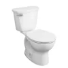 American Standard Cadet PRO 2-Piece 1.28 GPF Single Flush Standard Height Round Toilet With 12 In. Rough-In In White
