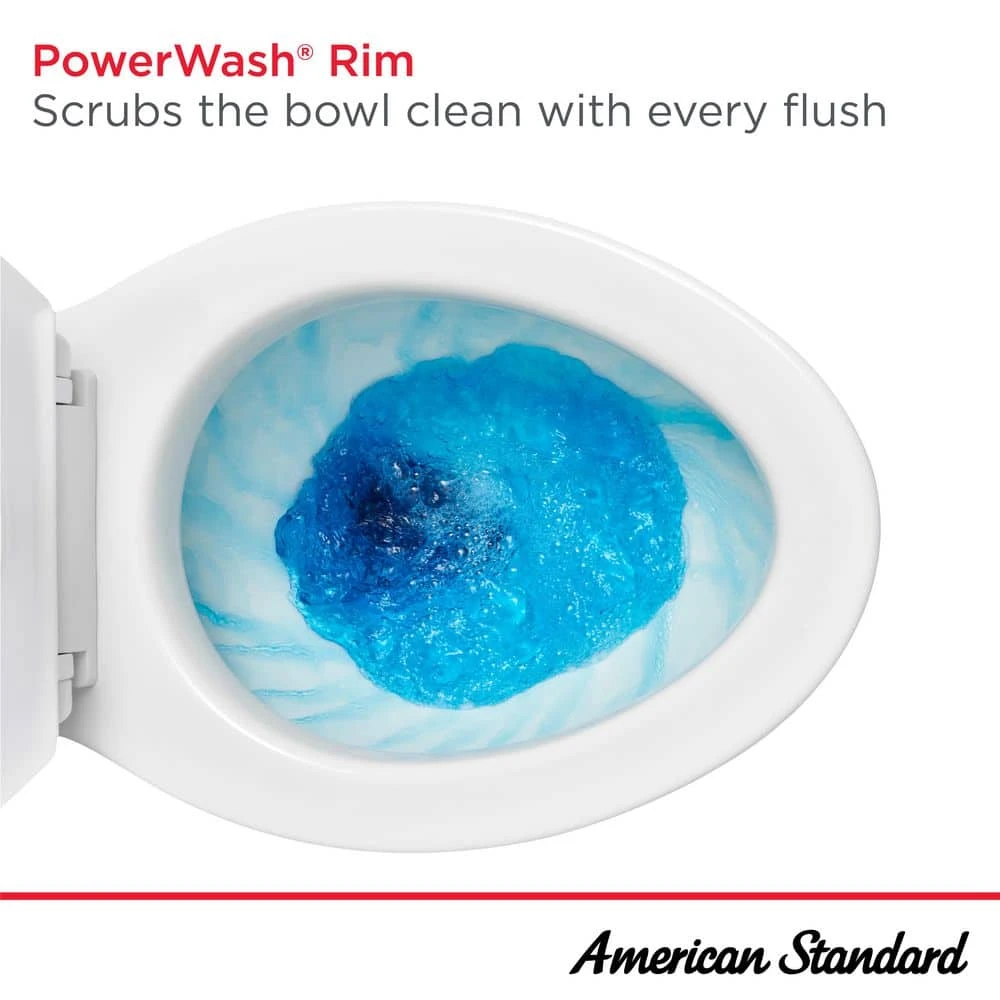 American Standard Cadet PRO 12 In. 2-Piece 1.28 GPF Single Flush Extra Tall Elongated Toilet In White 8 American Standard Cadet PRO 12 In. 2-Piece 1.28 GPF Single Flush Extra Tall Elongated Toilet In White - Image 8