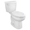 American Standard Colony 3 2-Piece 1.28 GPF Single Flush Chair-Height Elongated Toilet In White, Seat Not Included