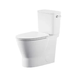 American Standard Cadet Aspirations 2-Piece 1.28 GPF Single Flush Elongated Skirted Toilet With Right-Hand Trip Lever And Seat In White