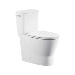 American Standard Cadet Aspirations 2-Piece 1.28 GPF Single Flush Elongated Skirted Toilet With Seat In White