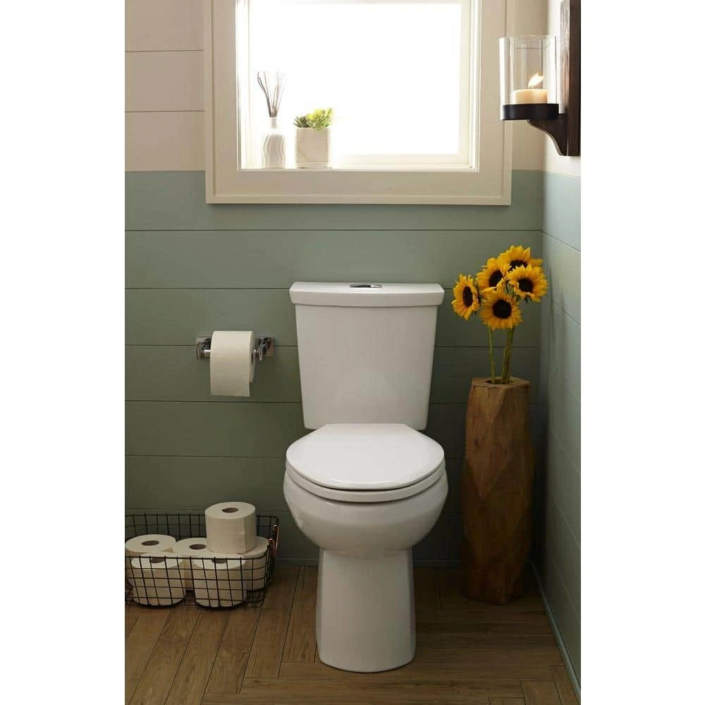 American Standard H2Option 2-Piece 0.92/1.28 GPF Dual Flush Elongated Toilet In White, Seat Not Included 3 American Standard H2Option 2-Piece 0.92/1.28 GPF Dual Flush Elongated Toilet In White, Seat Not Included - Image 3