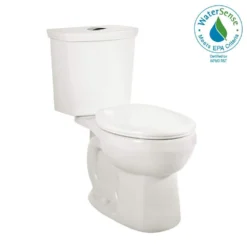 American Standard H2Option 2-Piece 0.92/1.28 GPF Dual Flush Elongated Toilet With Liner In White, Seat Not Included -The Home Depot white american standard two piece toilets 2887518 020 c3 1000
