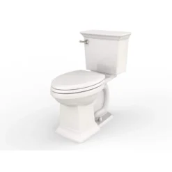 American Standard Town Square S 2-Piece 1.28 GPF Single Flush Elongated Toilet In White (Seat Not Included) -The Home Depot white american standard two piece toilets 2917228 020 4f 1000