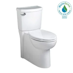 American Standard Cadet 3-Flo Wise 2-Piece 1.28 GPF Single Flush Elongated Toilet In White -The Home Depot white american standard two piece toilets 2989 101 020 66 1000