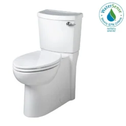 American Standard Cadet 3-Flo Wise 2-Piece 1.28 GPF Single Flush Chair Height Elongated Toilet With Skirted Bowl In White, Seat Included -The Home Depot white american standard two piece toilets 2989813 020 66 1000