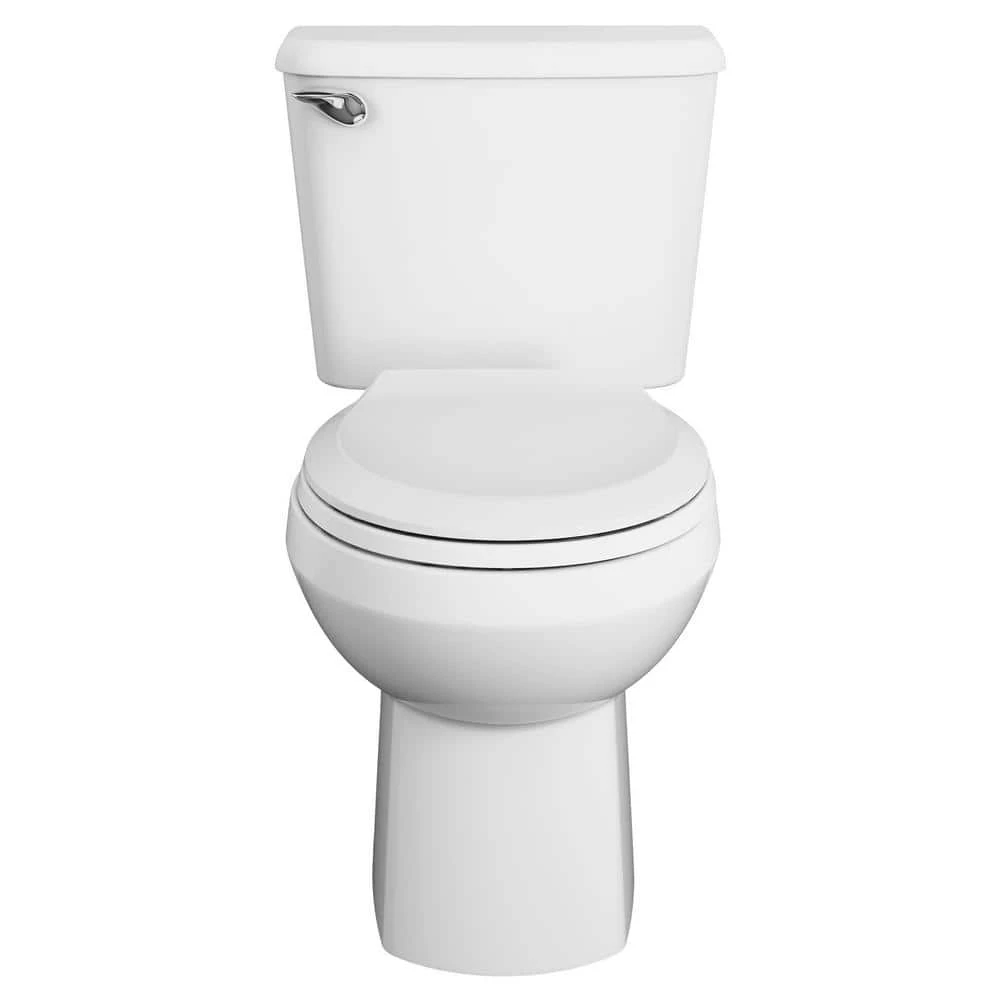 American Standard Reliant Two-Piece 10 In Rough 1.28 GPF Single Flush Round Standard Height Toilet With Slow-Close Seat In White 10 American Standard Reliant Two-Piece 10 In Rough 1.28 GPF Single Flush Round Standard Height Toilet With Slow-Close Seat In White - Image 10