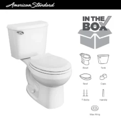 American Standard Reliant Two-Piece 10 In Rough 1.28 GPF Single Flush Round Standard Height Toilet With Slow-Close Seat In White 15 American Standard Reliant Two-Piece 10 In Rough 1.28 GPF Single Flush Round Standard Height Toilet With Slow-Close Seat In White -The Home Depot white american standard two piece toilets 3332db101cr 020 66 1000