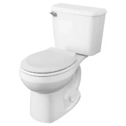 American Standard Reliant Two-Piece 10 In Rough 1.28 GPF Single Flush Round Standard Height Toilet With Slow-Close Seat In White 17 American Standard Reliant Two-Piece 10 In Rough 1.28 GPF Single Flush Round Standard Height Toilet With Slow-Close Seat In White -The Home Depot white american standard two piece toilets 3332db101cr 020 c3 1000