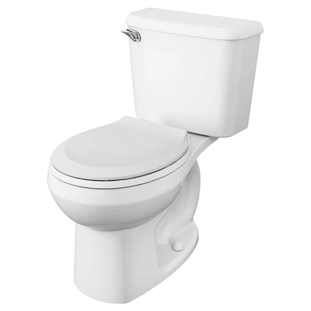American Standard Reliant Two-Piece 10 In Rough 1.28 GPF Single Flush Round Standard Height Toilet With Slow-Close Seat In White 8 American Standard Reliant Two-Piece 10 In Rough 1.28 GPF Single Flush Round Standard Height Toilet With Slow-Close Seat In White - Image 8